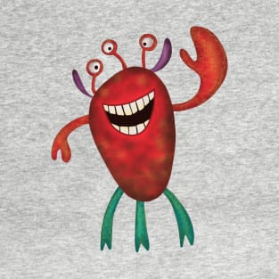 Happy Larry - friendly monster by Cecca Designs T-Shirt